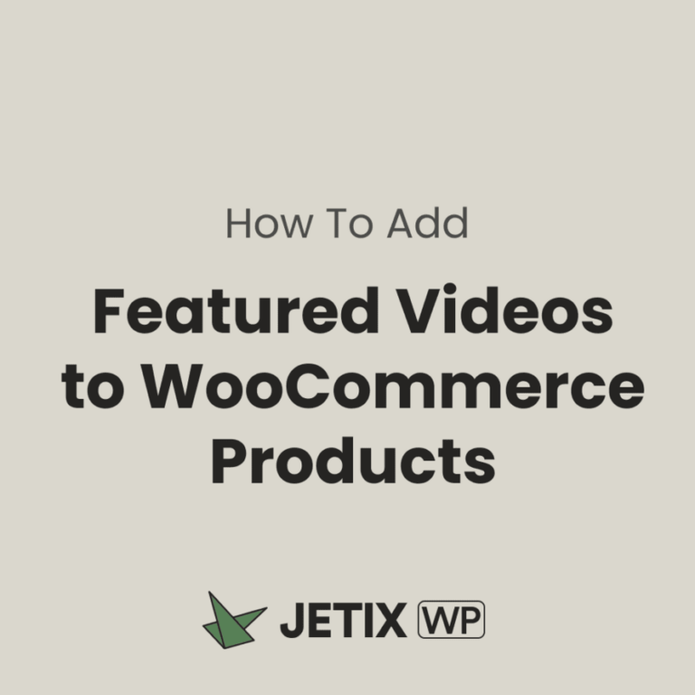 How to add Featured Videos to WooCommerce Products?