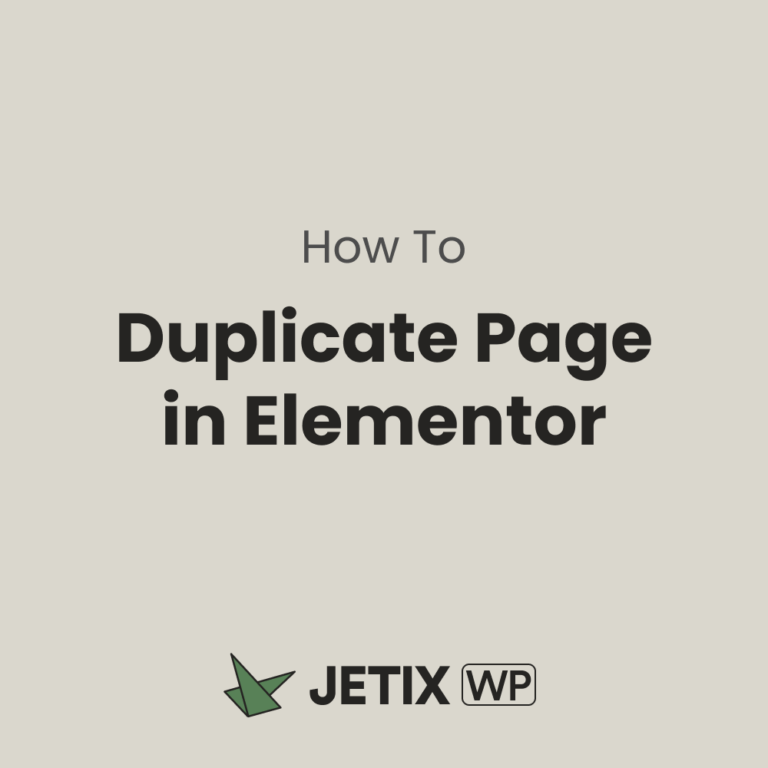 How to Duplicate page in Elementor?