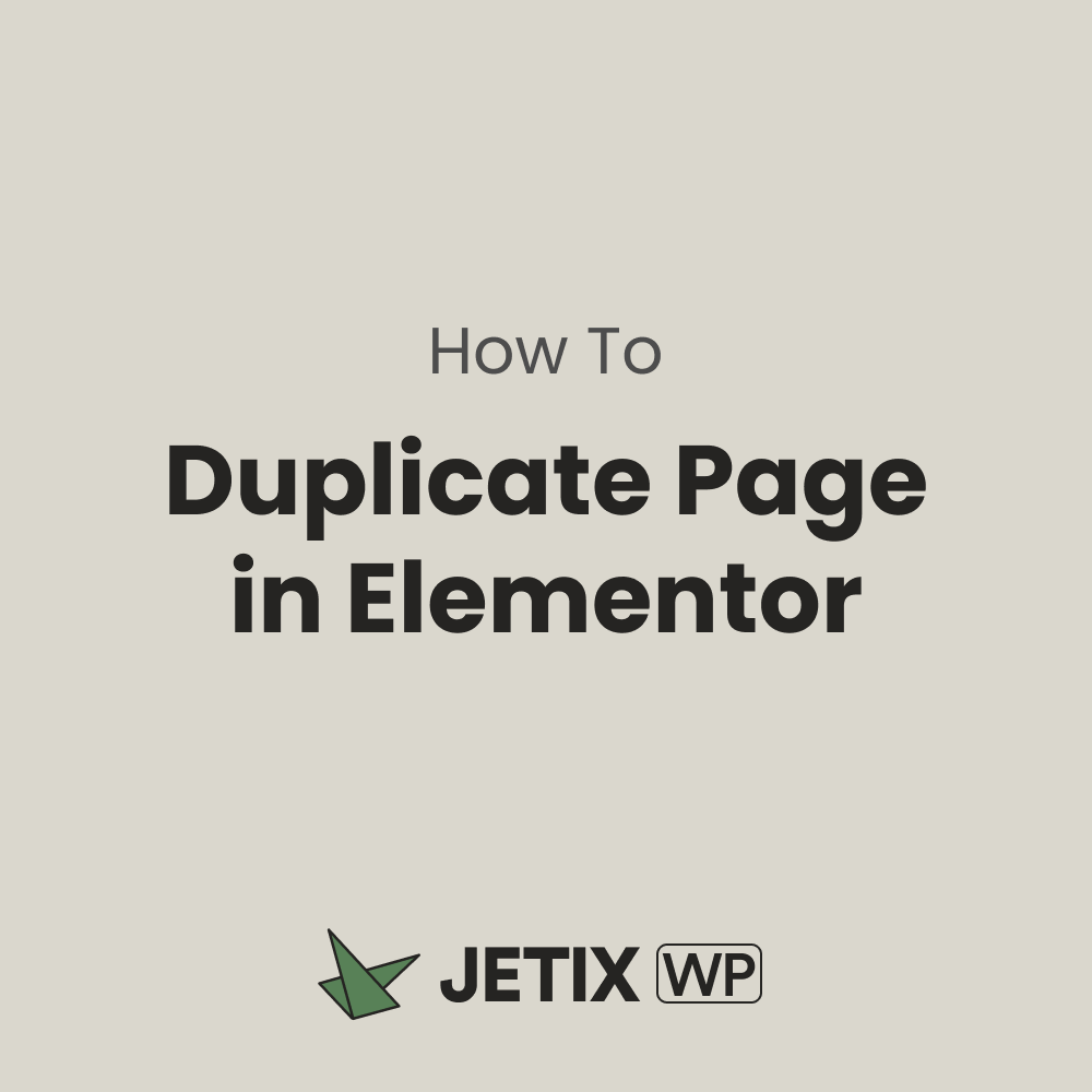 How to Duplicate Pages in Elementor