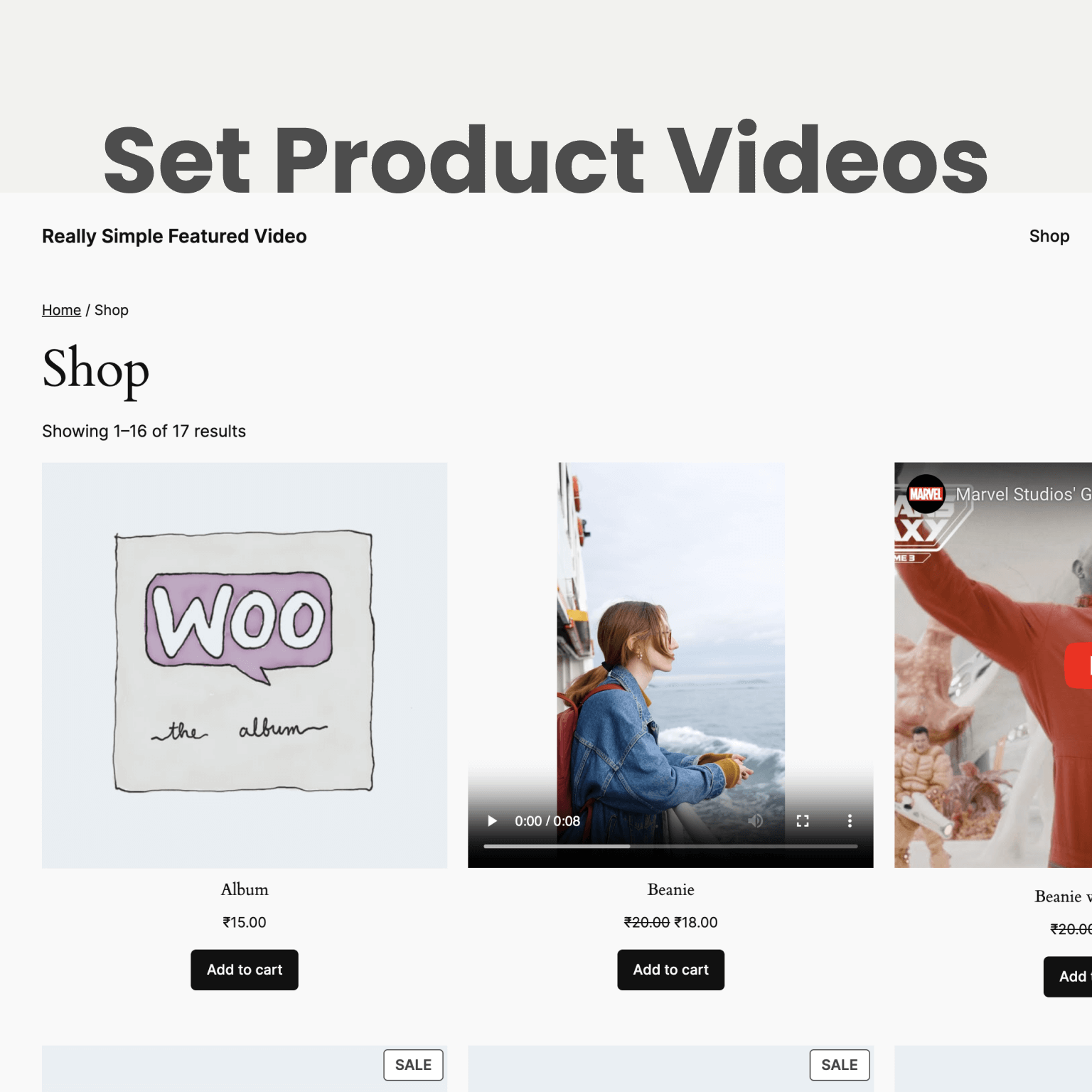 Really Simple Featured Video screenshot 2