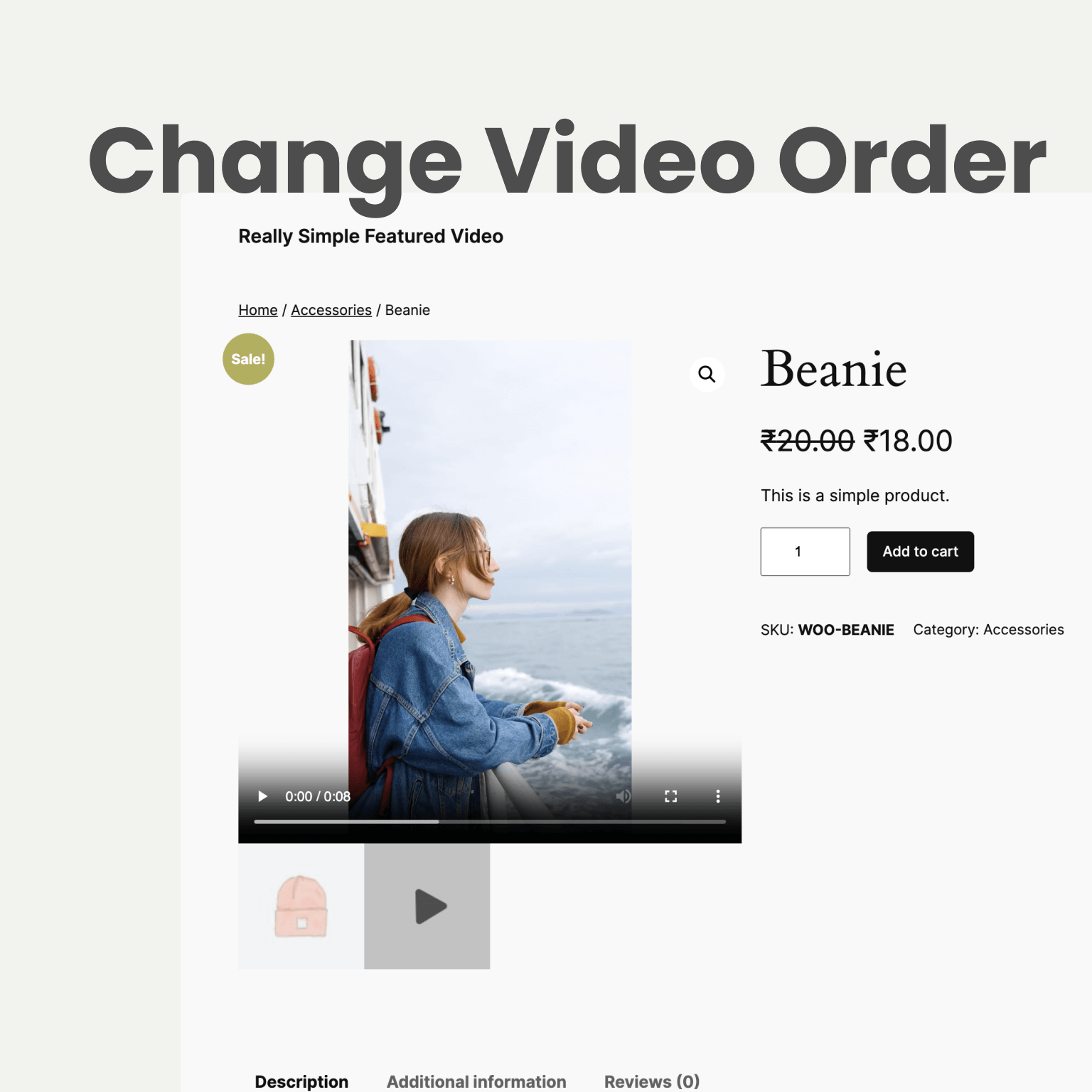 Really Simple Featured Video screenshot 3