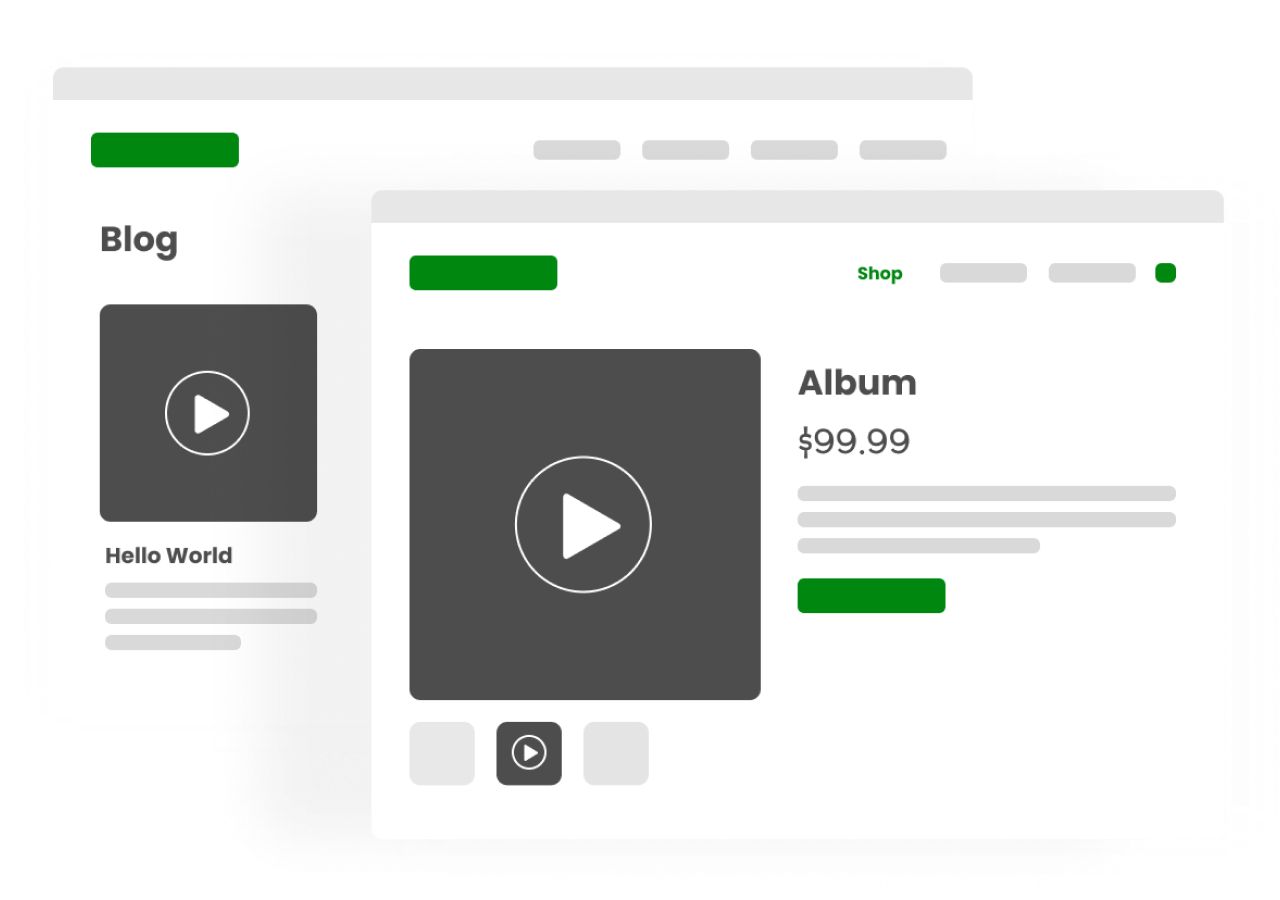 Autoplay featured video on hover