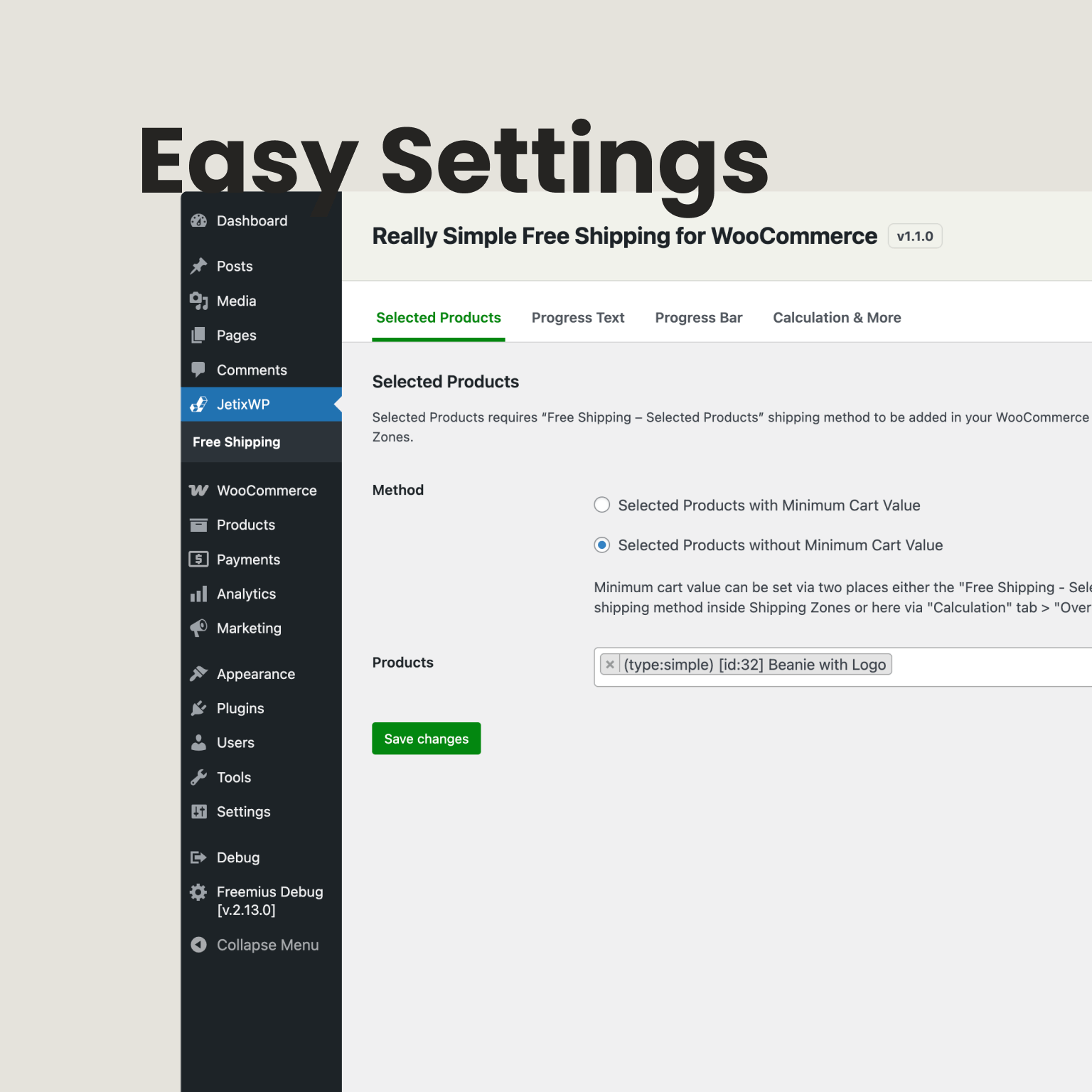 Really Simple Free Shipping screenshot 3